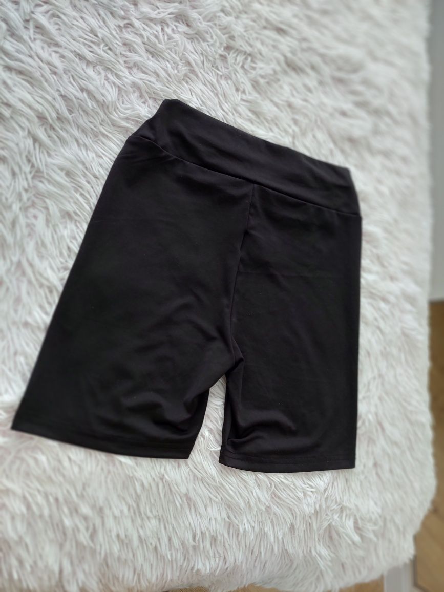 Nowe spodenki czarne kolarki xs