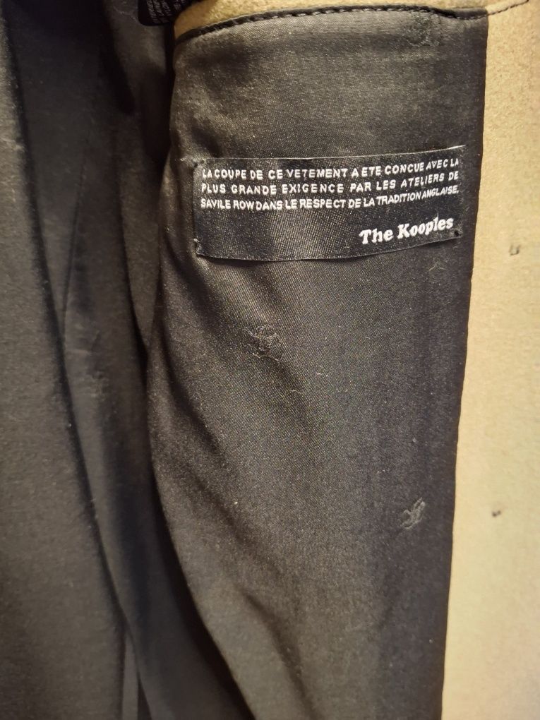 Plaszcz damski The Kooples XS 34 wełna wiskoza