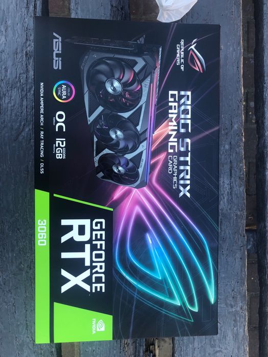Відеокарта RTX 3060 ROG STRIX 12gb