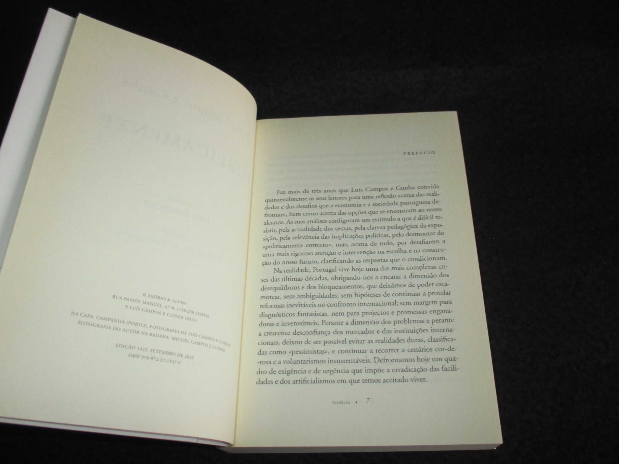 Livro Publicamente Luís Campos e Cunha