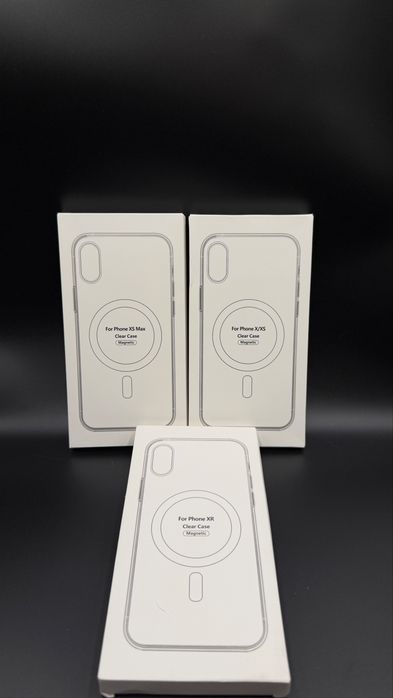 Silikonowe Przezroczyste Etui z Magnesami do Iphone’a Xs do Xs Max