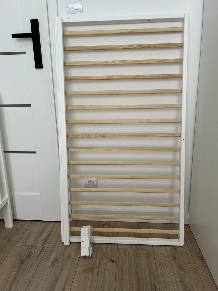 Łóżeczko dostawne 2w1 120x60 białe