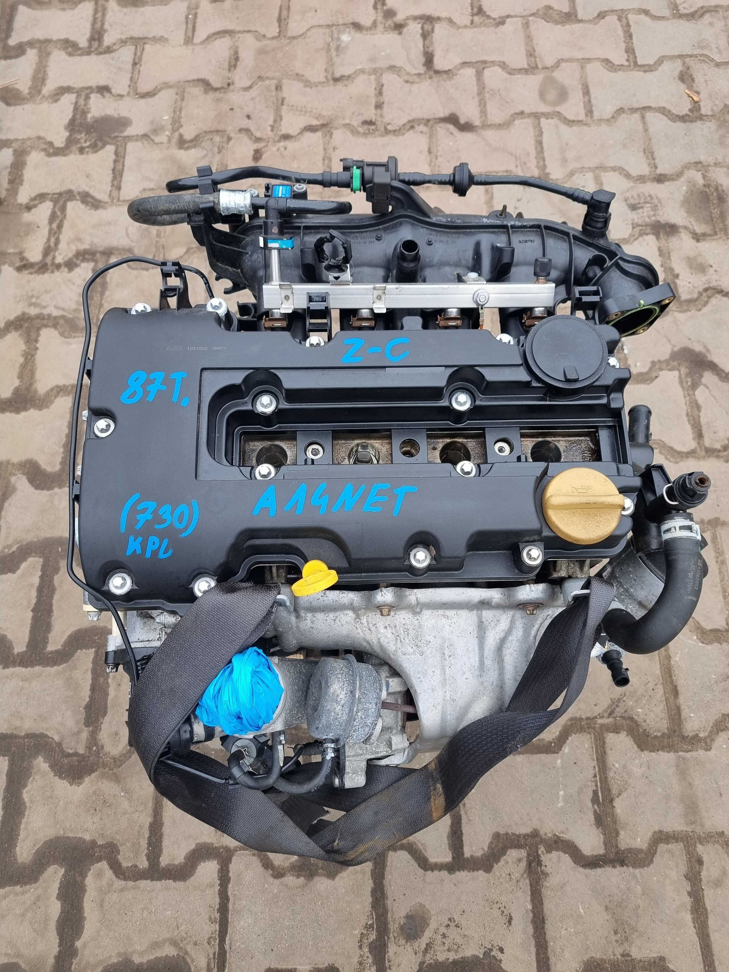 Opel Zafira C Silnik Kompletny 1.4 Turbo A14NET 87tys. Przebiegu