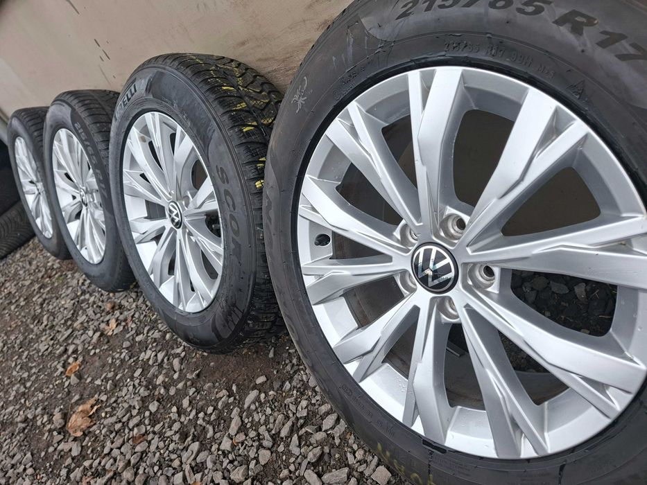 K31 KOŁA ZIMOWE,ALUFELGI 17 5x112 ORYGINAŁ VW Tiguan,Kodiaq,Tarraco,Q3