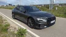 Audi A6 FV, pneumatyka, B&O Adv, HeadUp, Dociągi, Tyl.oś skrętna, Night Assist