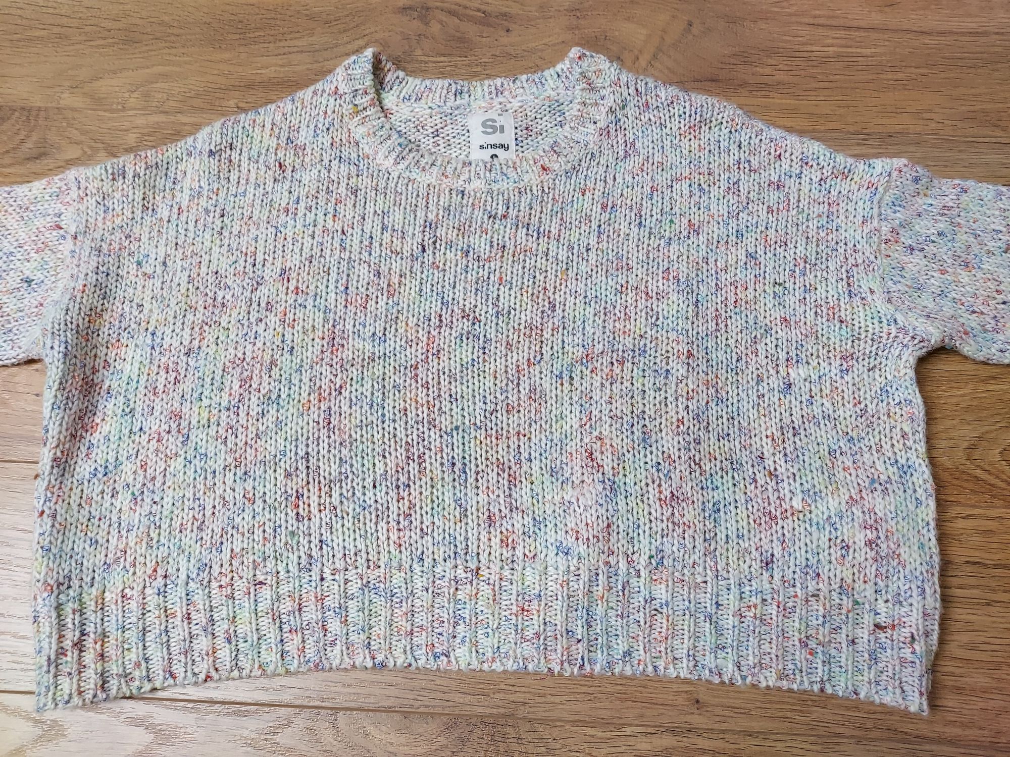 Sweter kolorowy Sinsay