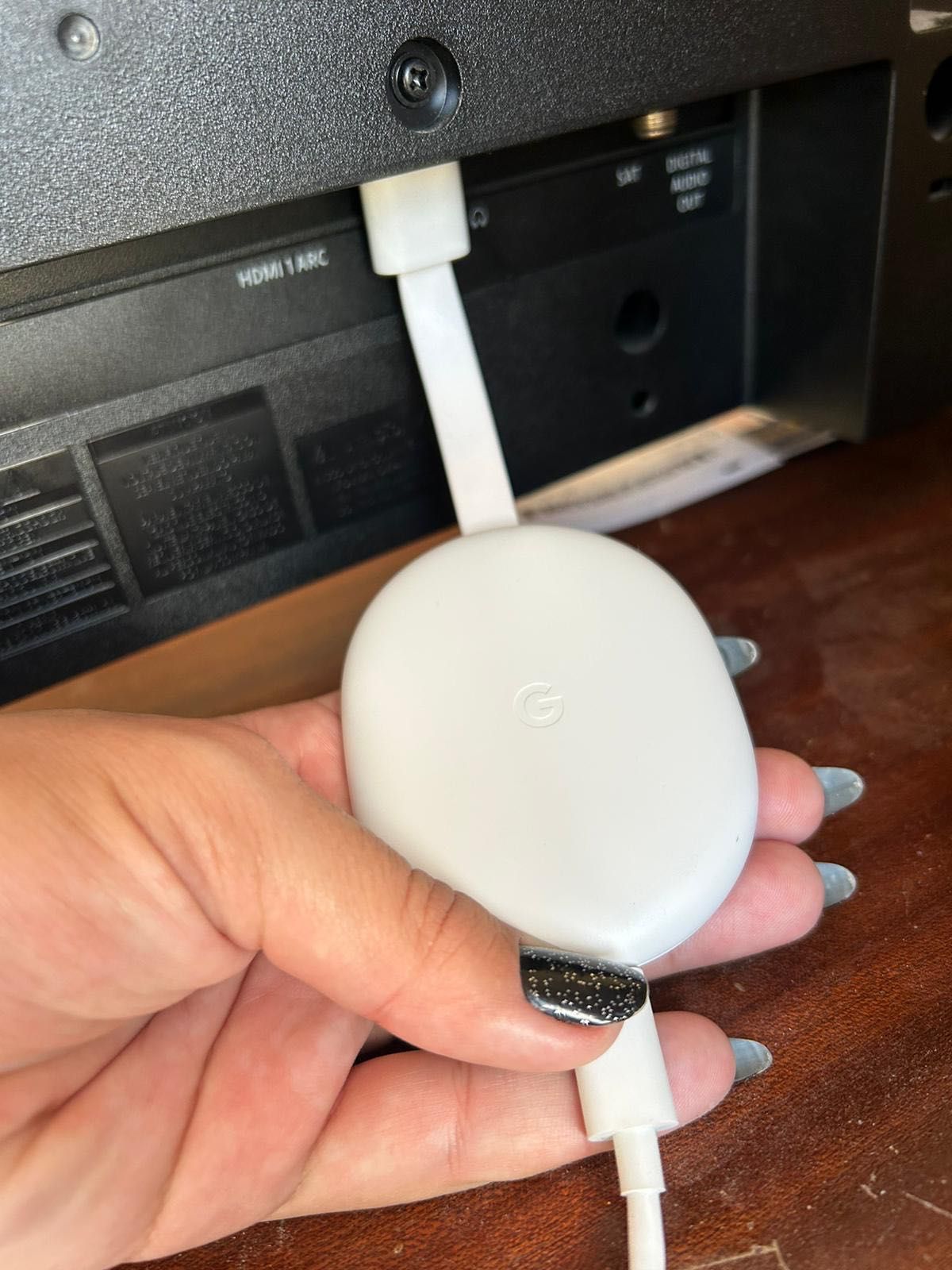 Vendo televisão com Chromecast
