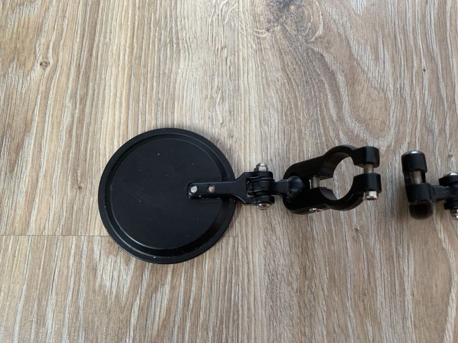 Дзеркала в руль, в торец руля, метал, мото