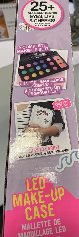 Kit de maquilhagem Style4Ever com LED