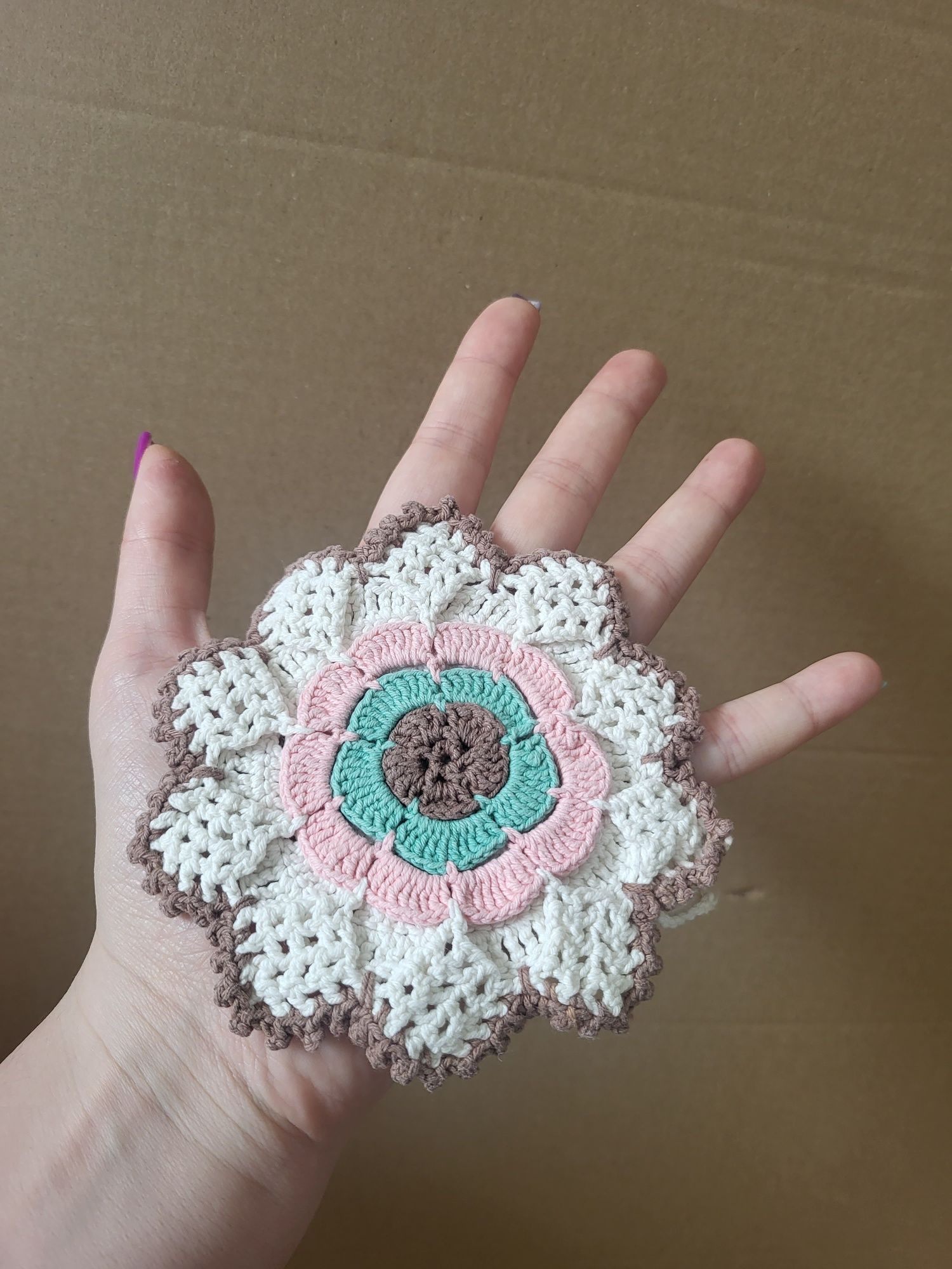 Mała podkładka shaby chic nowa handmade