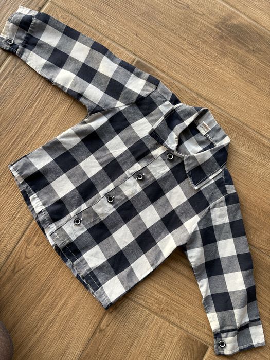 Primark czerwona koszula w kratę 92