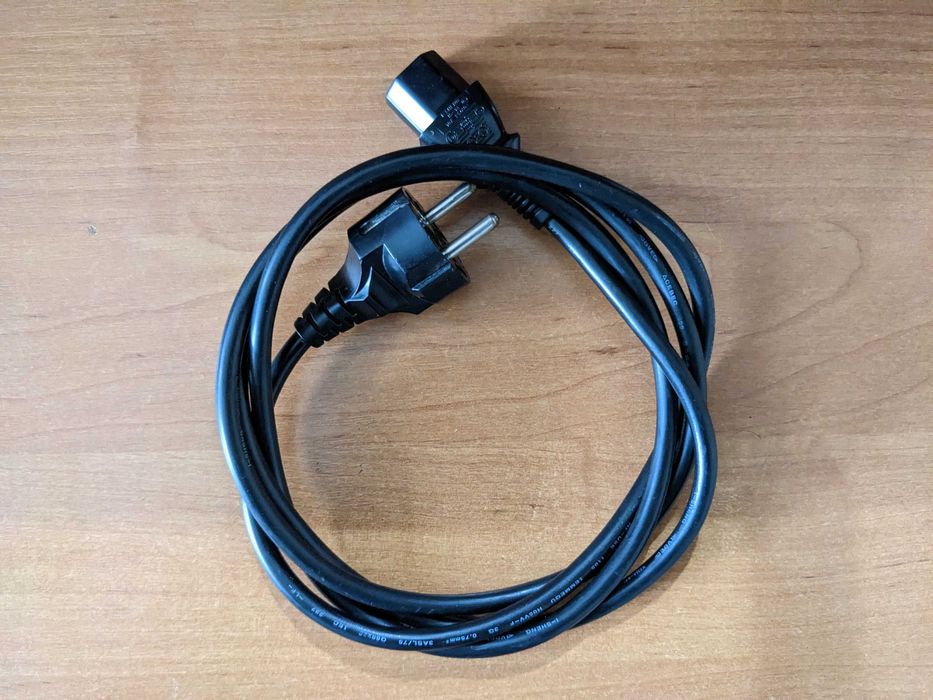 Кабель питания, сетевой шнур для блока питания 1.8м