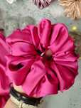 Scrunchie do włosów rozm XL Jedwab