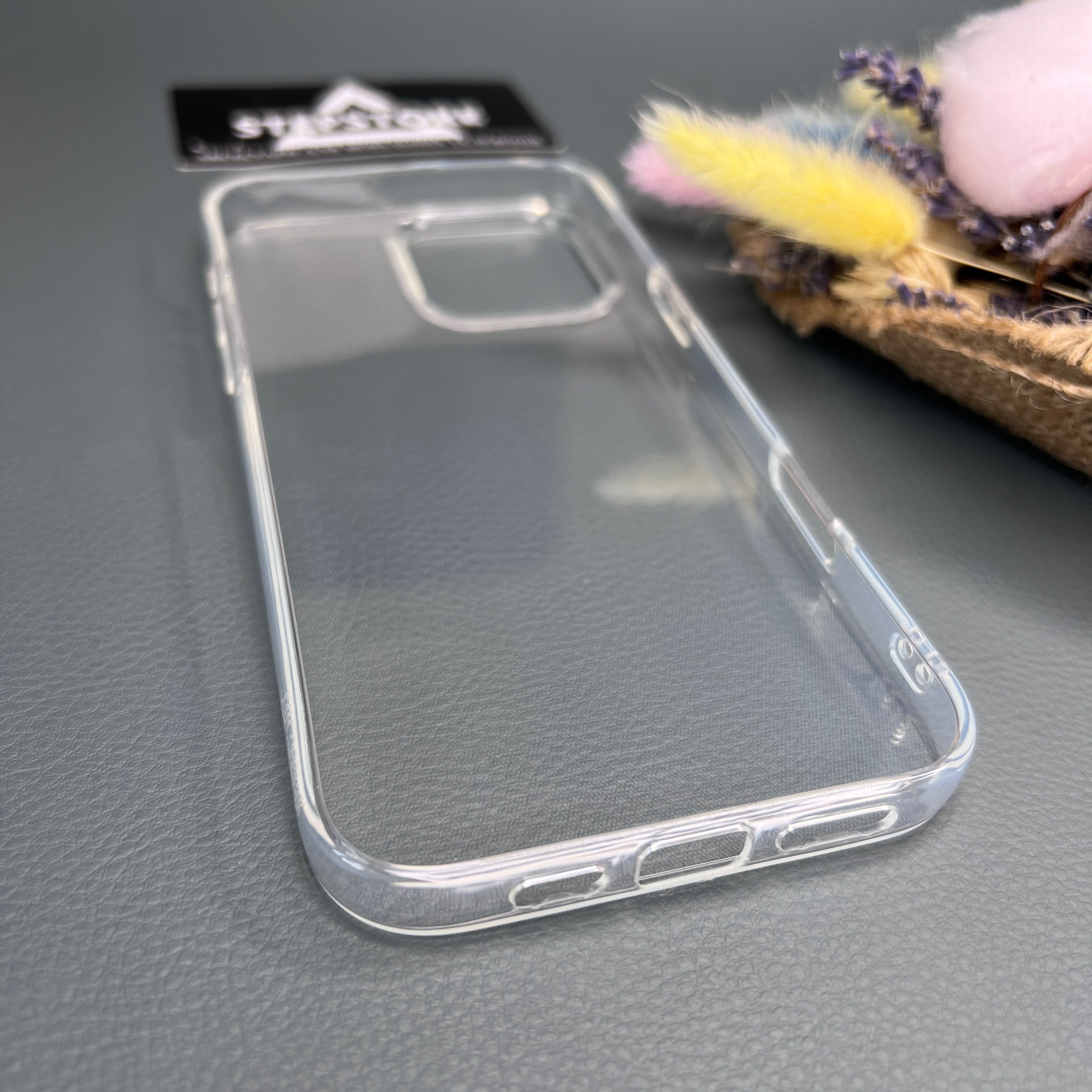 Чехол для Iphone 16 Pro Max прозрачный силиконовый противоударный Plus