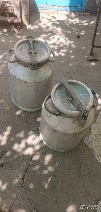 Бидон алюминиевый ~40 литров, СССР.