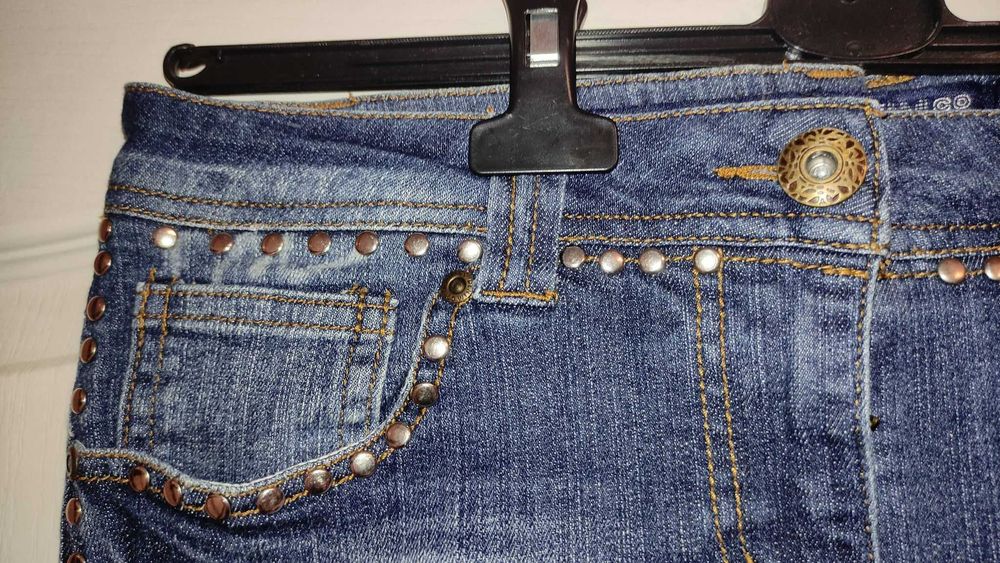 Krótka spódniczka mini jeans