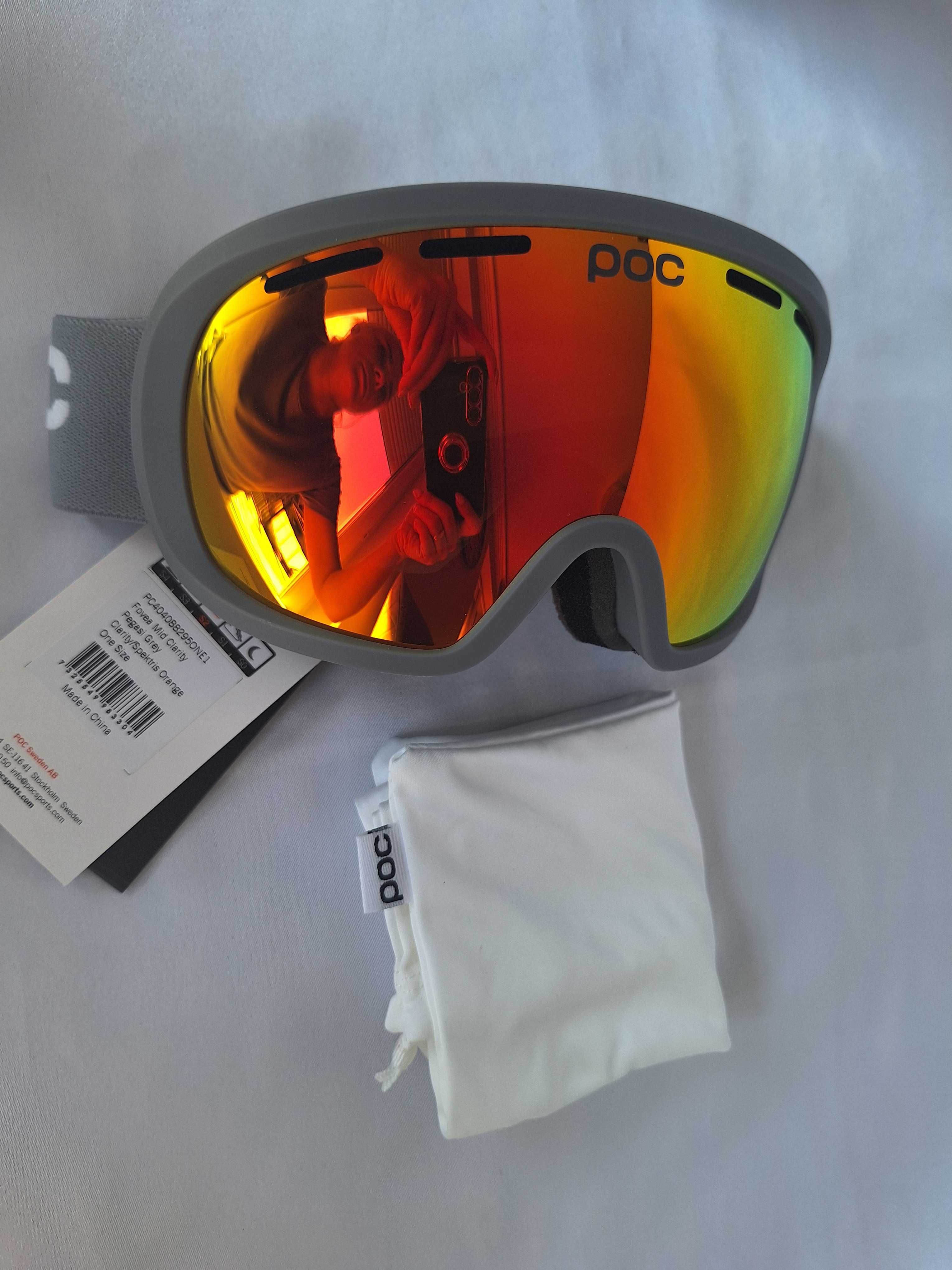 Gogle narciarskie Poc Fovea Mid Clarity Pegasi Grey S2
