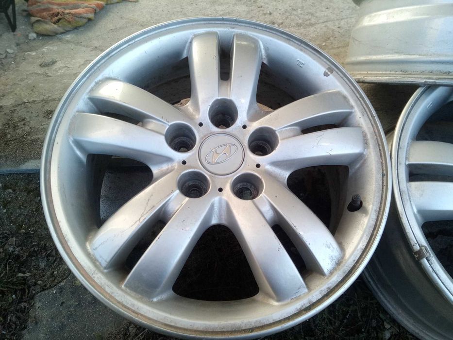 Oryginalne alufelgi Hyundai Tucson I JM – 16" - komplet 4 szt.