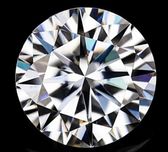 Moissanit 5mm  idealny zamiennik diamentu , na pierścionek zaręczynowy