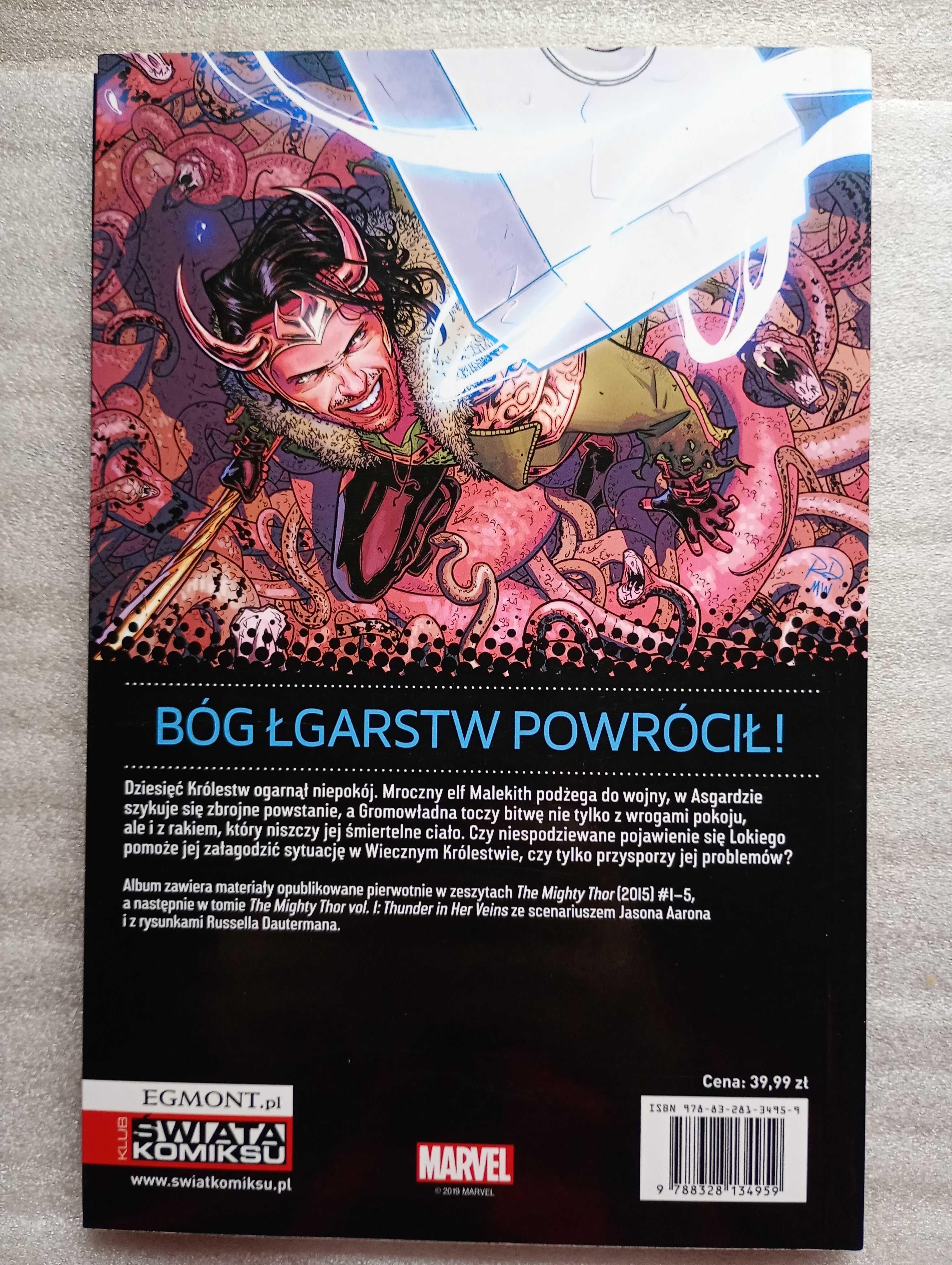 Potężna Thor tom 1 Grzmiąca krew