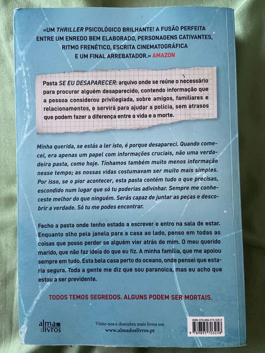 Se eu desaparecer Leslie Wolfe