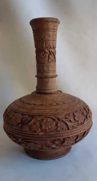 Статуэтка кувшин деревянная Африка