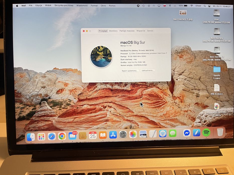 MacBook Pro Retina, 15-inch, Mid 2014