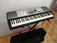 Keyboard YAMAHA stojak, pokrowiec MIDI dynamiczna klawiatura