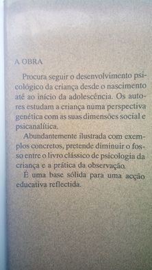 O Desenvolvimento Psicológico da Criança