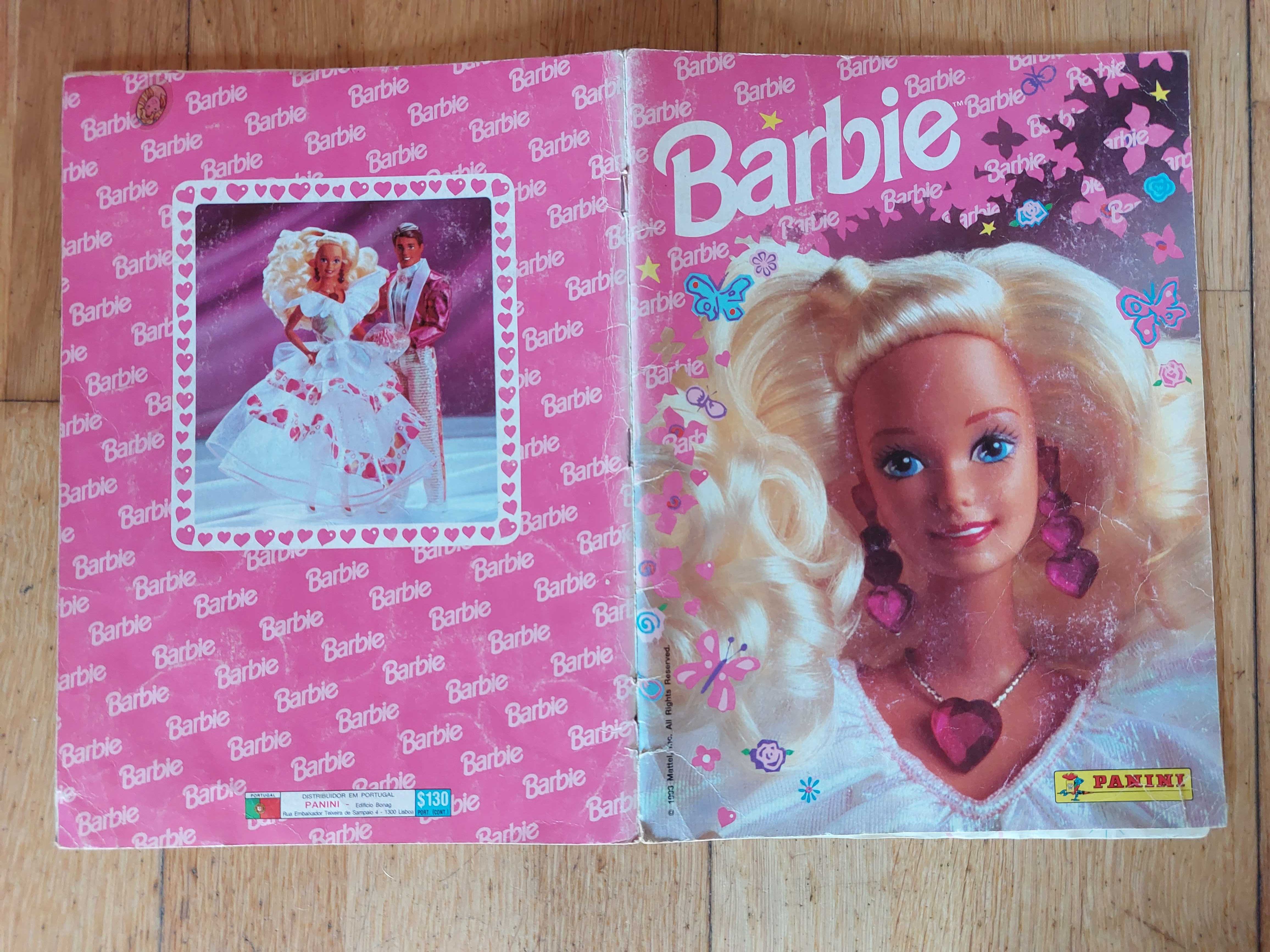 Caderneta de cromos "Barbie - 1993" - Completa