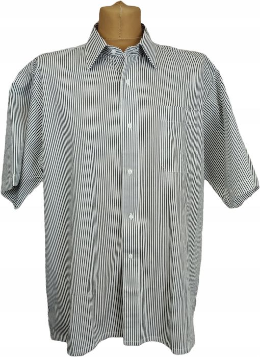 Konsul biała męska koszula w paski rozm. 43