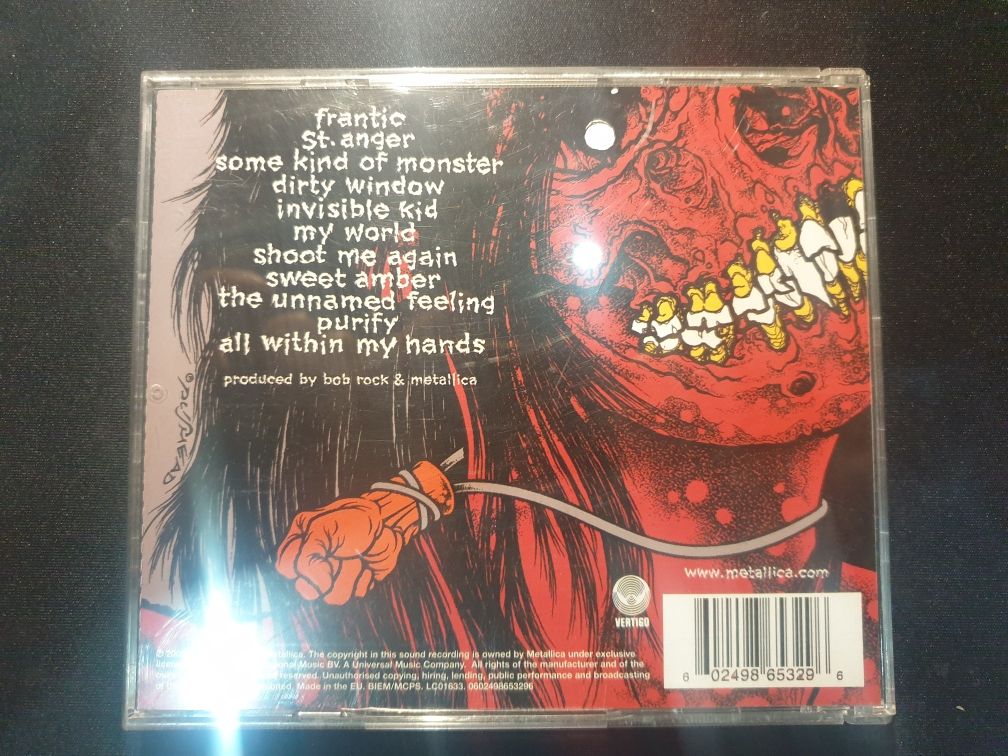 Metallica St. anger płyta CD