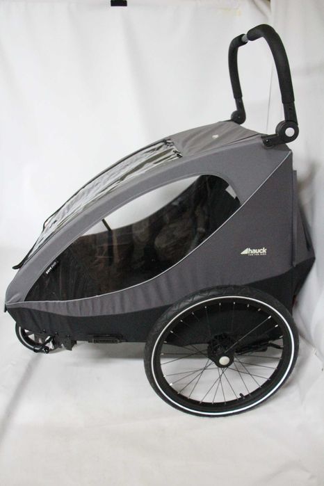 Przyczepka rowerowa dla dzieci Hauck Dryk Duo 2w1 Jogger wózek