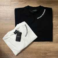Emporio Armani czarna bluzka t-shirt L
