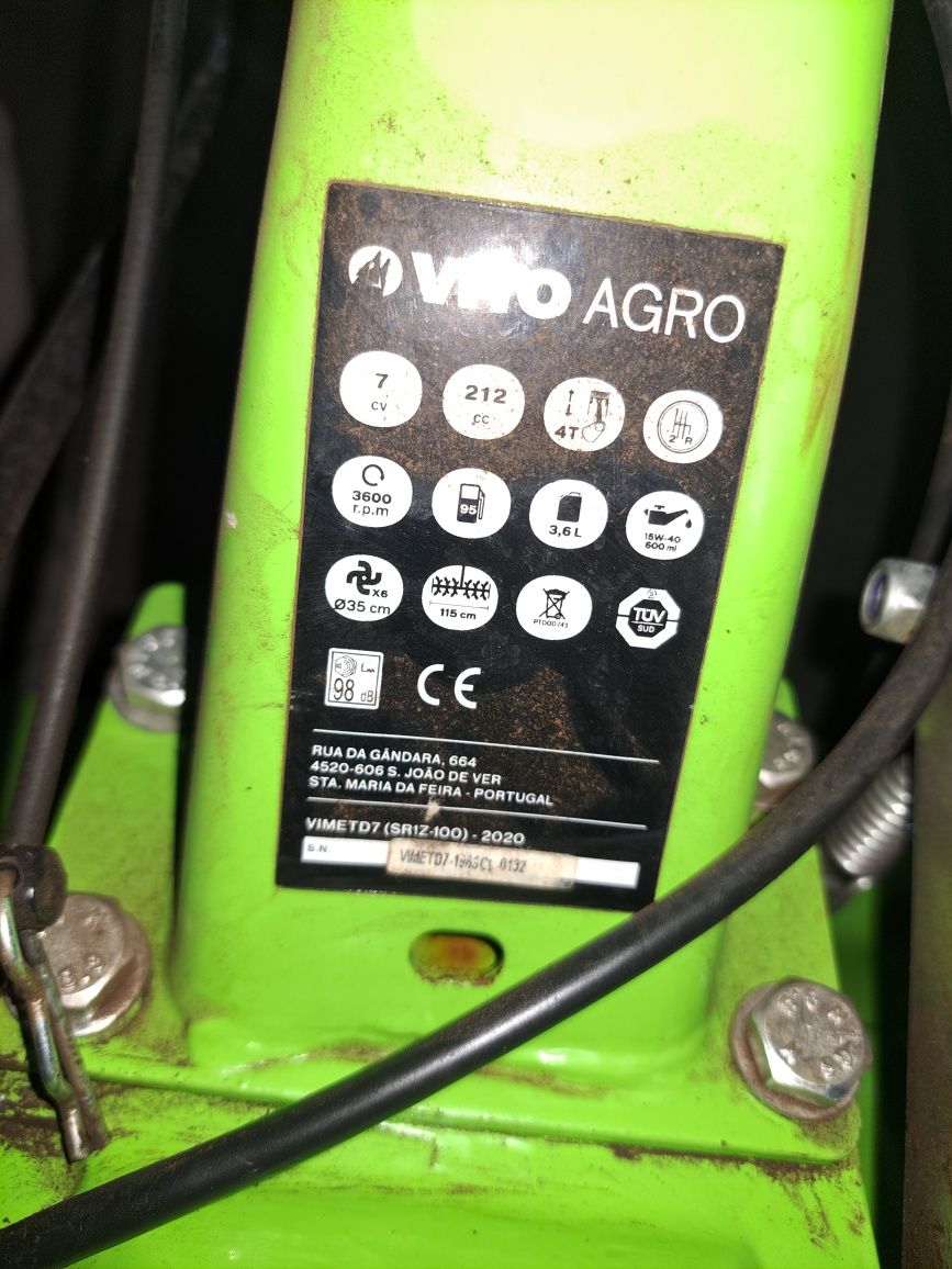 Moto enxada 7cv frese abre regos apanha batatas