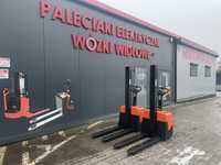 Paleciak elektryczny BT HWE 1000 kg 160 cm wolny skok