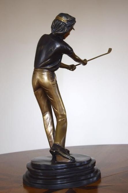 The Golfer - oryginalna figura golfista, 50/60 lat ubiegłego wieku