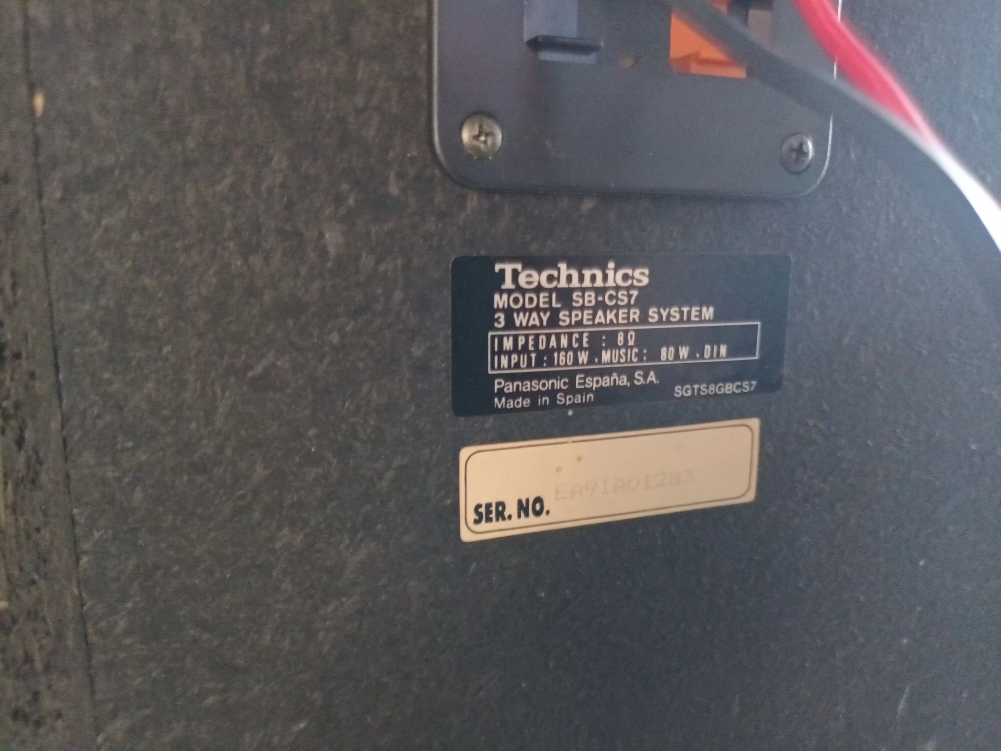 Wieża Technics Vintage + kolumny w komplecie.