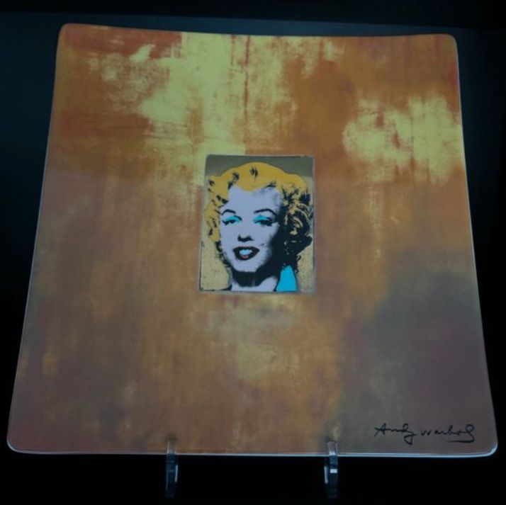 Rosenthal Andy Warhol Merlin Monroe talerz patera 31 x 31 cm Rarytas