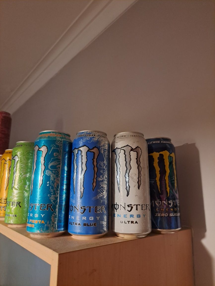 Coleção de Latas Monster Energy (41 itens)