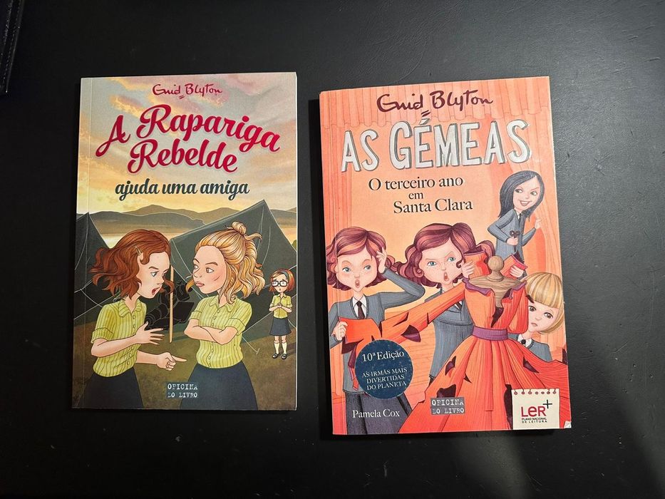 3 livros: O Atlas Esmeralda, As Gémeas e A Rapariga Rebelde ajuda uma