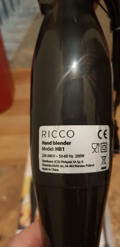 Blender reczny Ricco