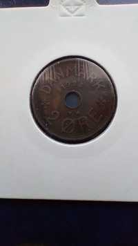 Stare monety 2 ore 1928 Dania