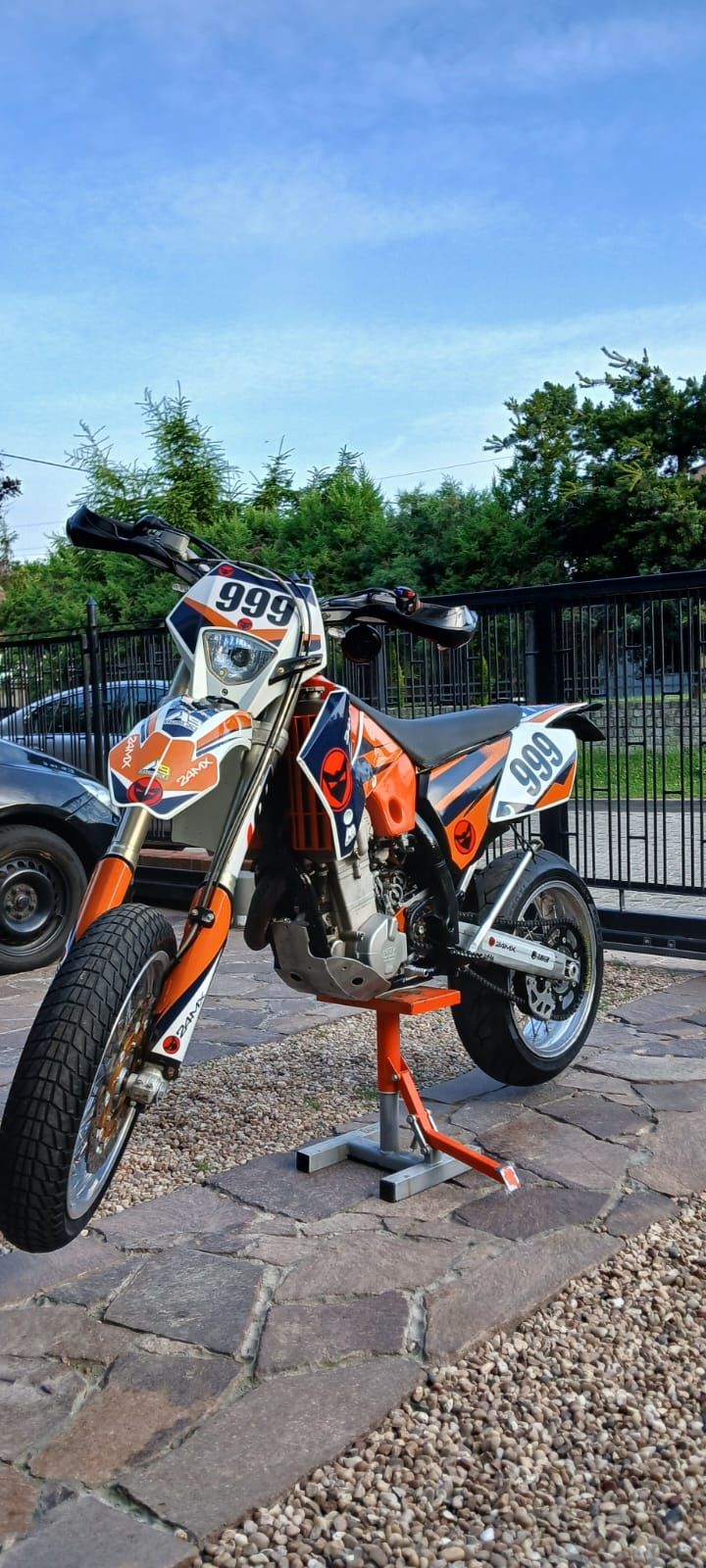 KTM EXC 450 Rok 2005 Rejestracja Szwecja Supermoto Akrapovic