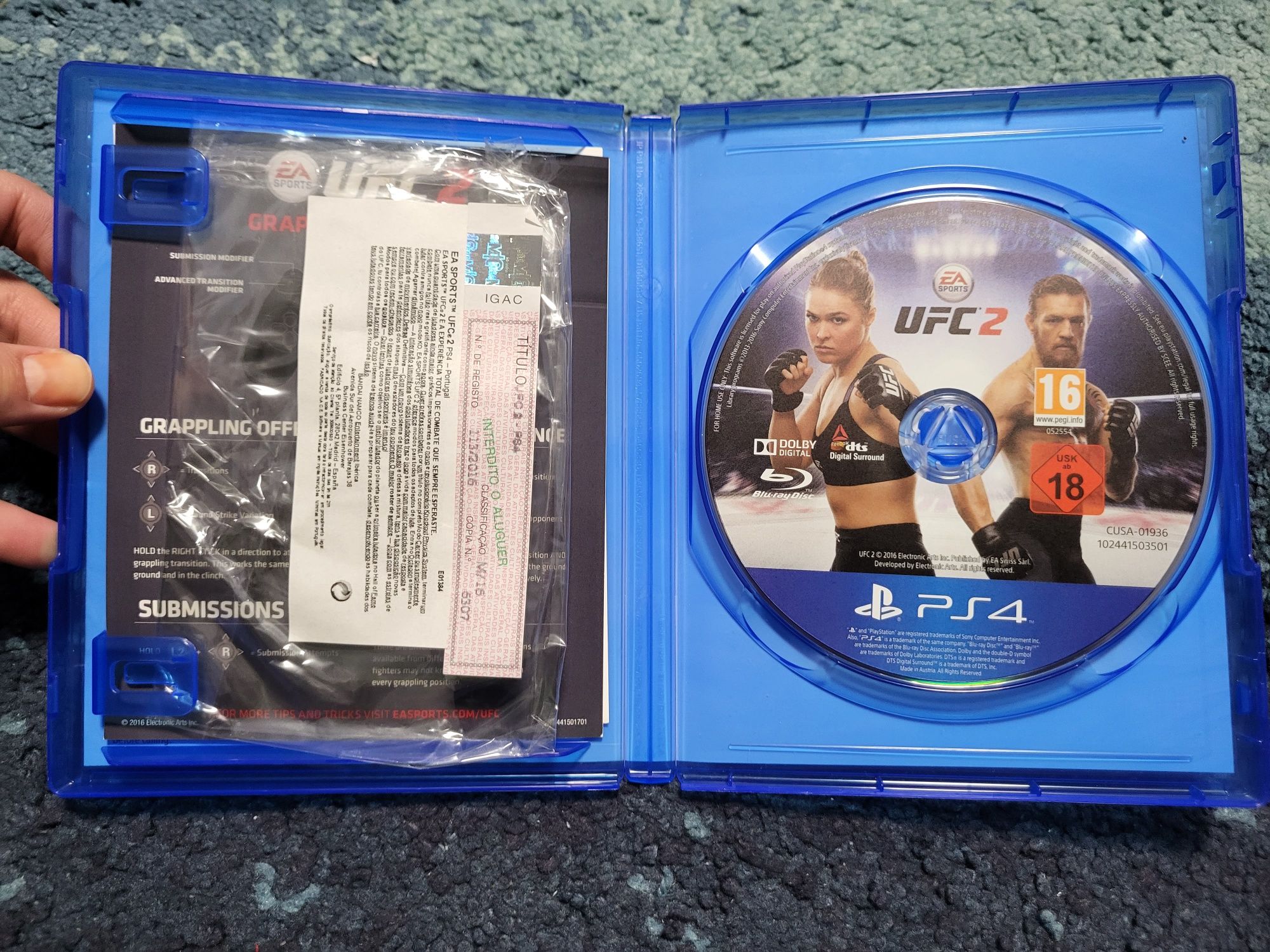 Jogo "UFC 2" PS4