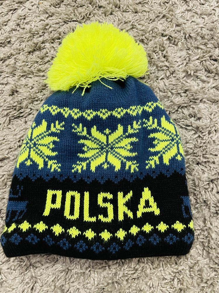 Czapka zimowa chłopięca POLSKA