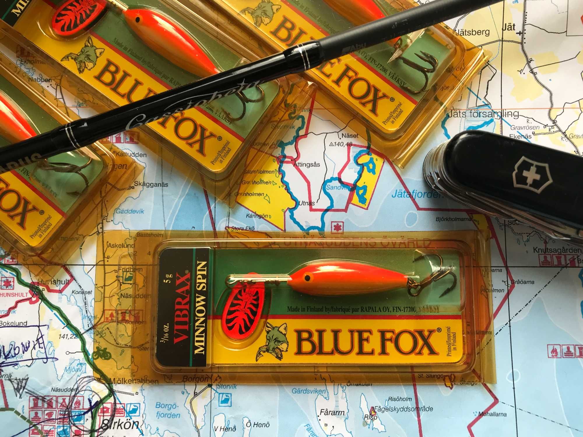 Przynęta Rapala Blue-Fox Minnow 5gr gold-orange fluo