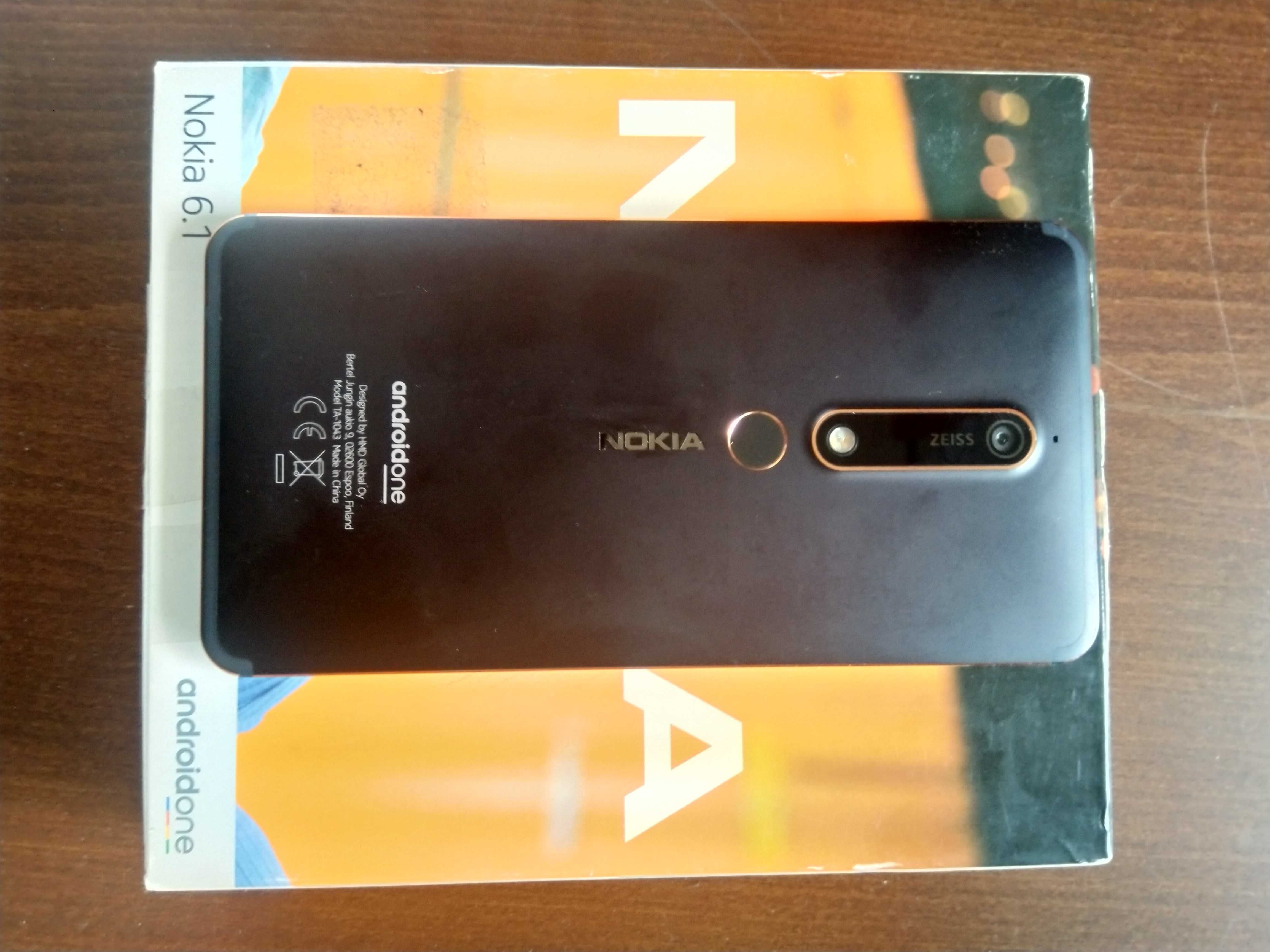 Nokia 6 TA-1054 sprawna w dobrym stanie + niesprawna Nokia 6.1 gratis