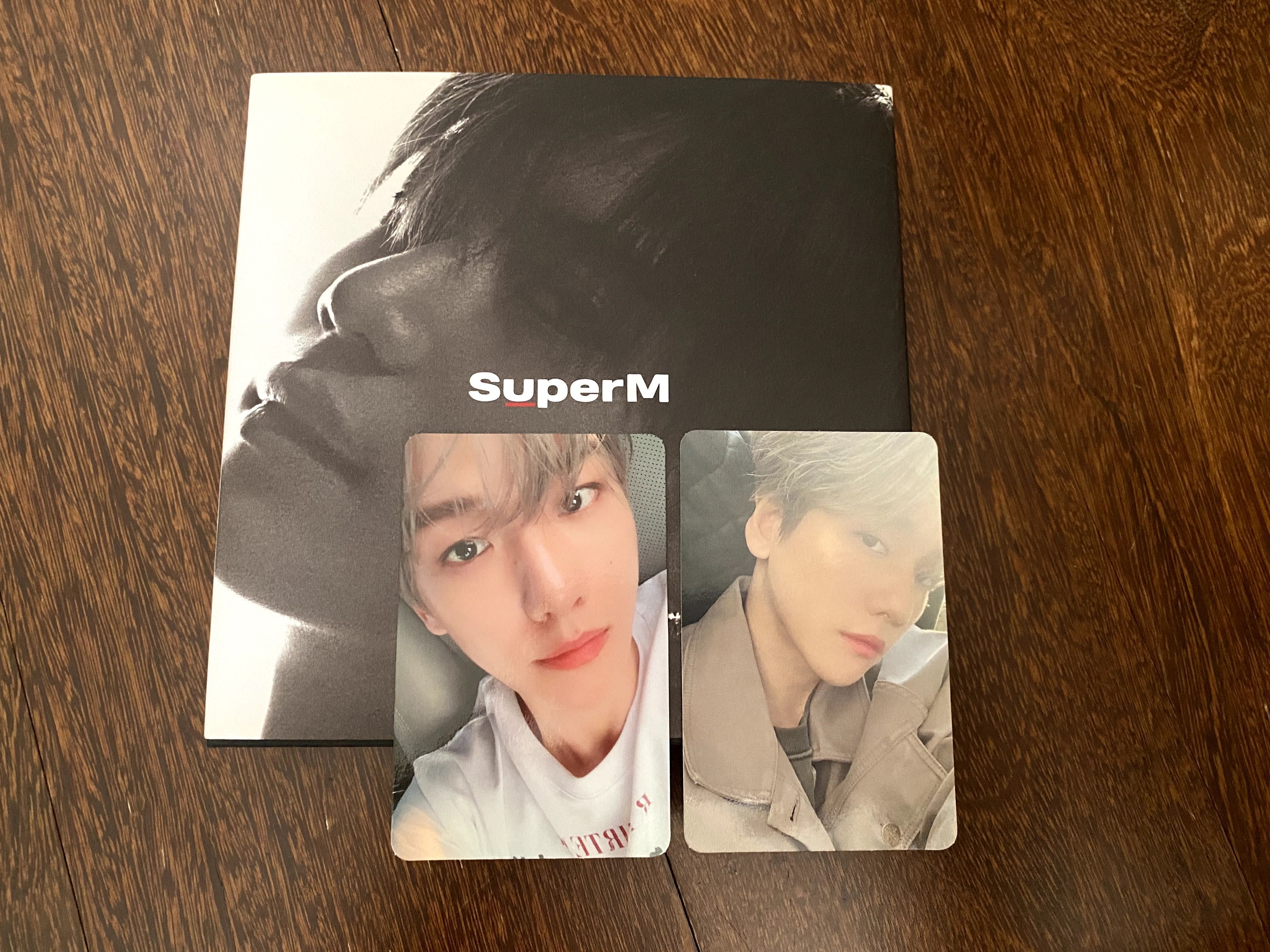 Álbum SuperM [TAEMIN Ver.] Kpop + 2 photocards Baekhyun