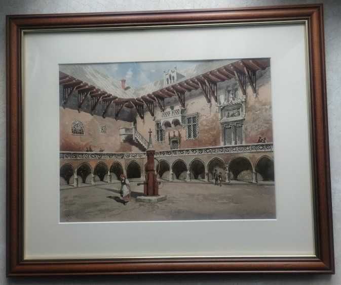 Dziedziniec Collegium Maius UJ - J. Kossak & S. Tondos